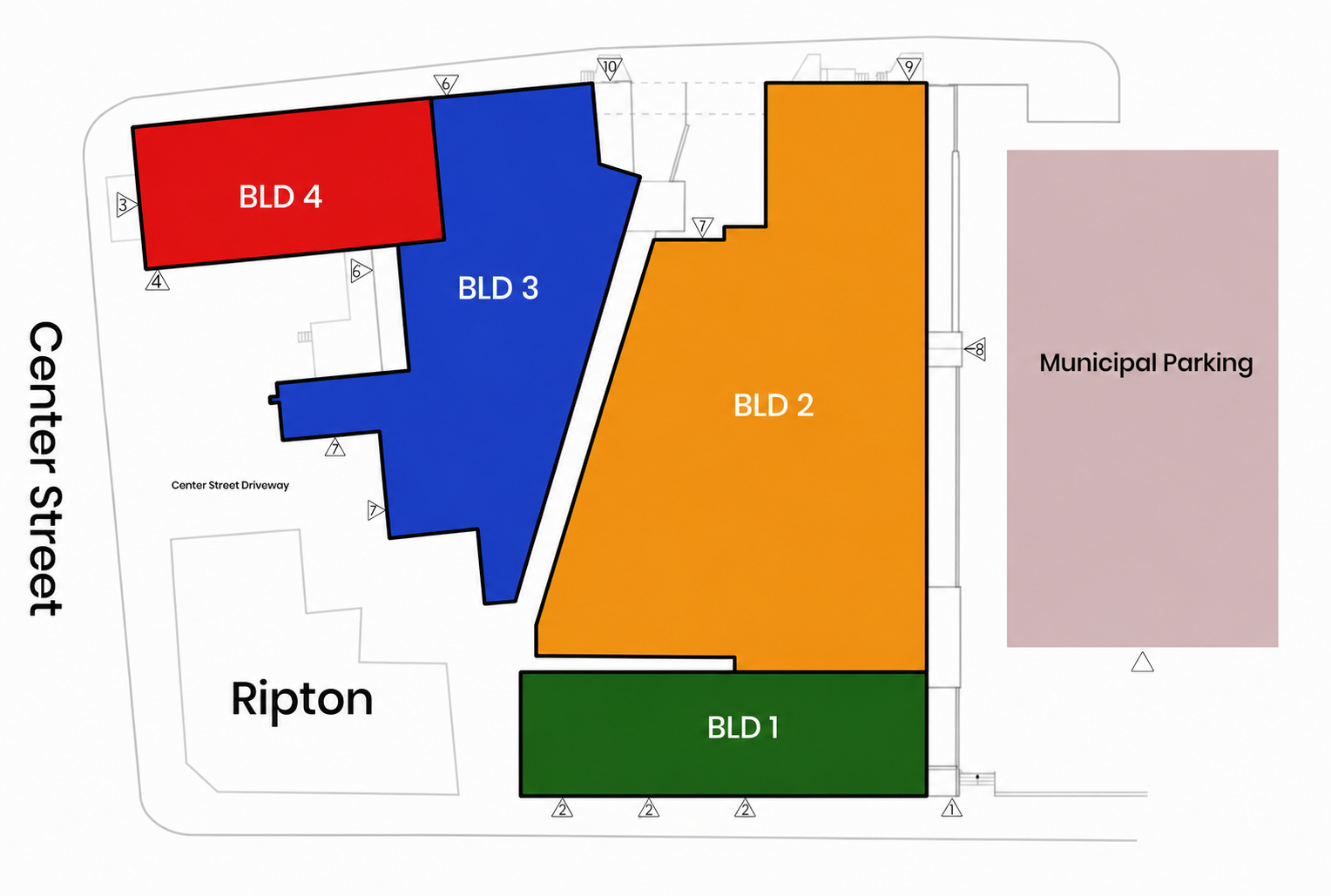 415 Howe Ave. site map
